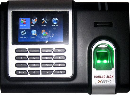 2 bước đăng ký vân tay trên máy chấm công Ronald jack X628C