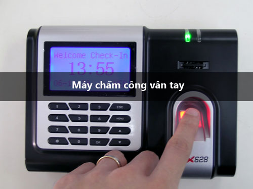 máy chấm công vân tay