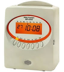 MÁY CHẤM CÔNG THẺ GIẤY SEIKO QR-6560