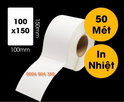 Giấy In Decal Đơn Hàng Thương mại Điện tử ( 100 X 150mm )