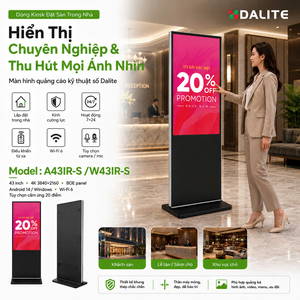 Màn hình quảng standee điện tử 43 inch 4k Dalite A43IR-S